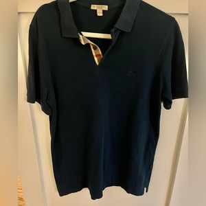 Burberry Navy Polo Size L